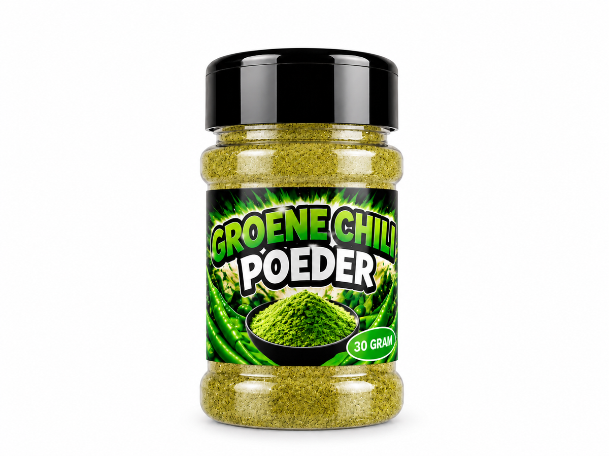 Groene Chilipoeder